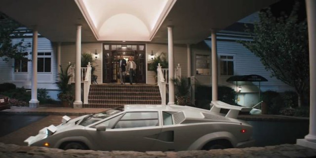 Un Lamborghini Countach 25th Anniversary, destrozado en la última película  de Leonardo DiCaprio