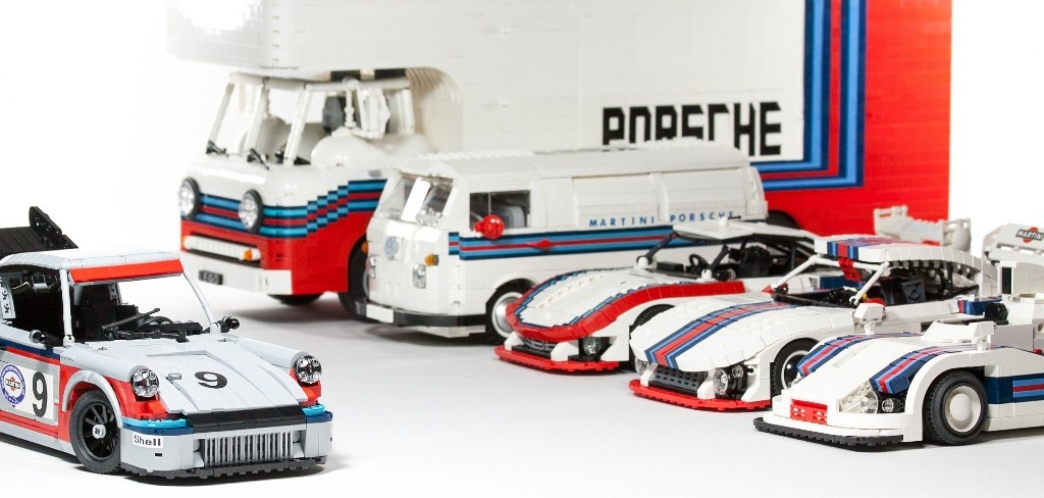 como crear clasicos porsche martini racing a base de lego 201416212_1