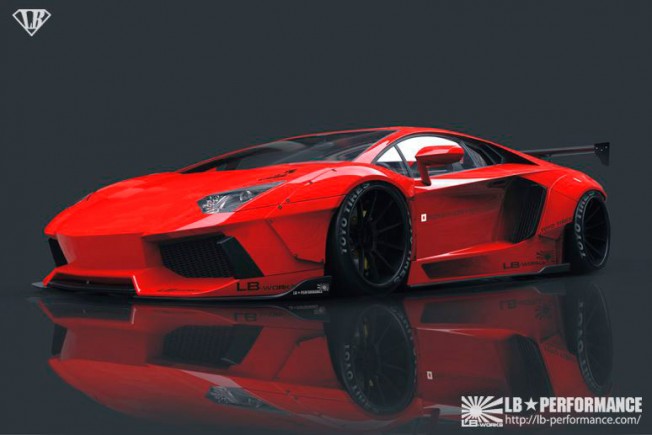 Paquete deportivo Liberty Walk para el Lamborghini Aventador