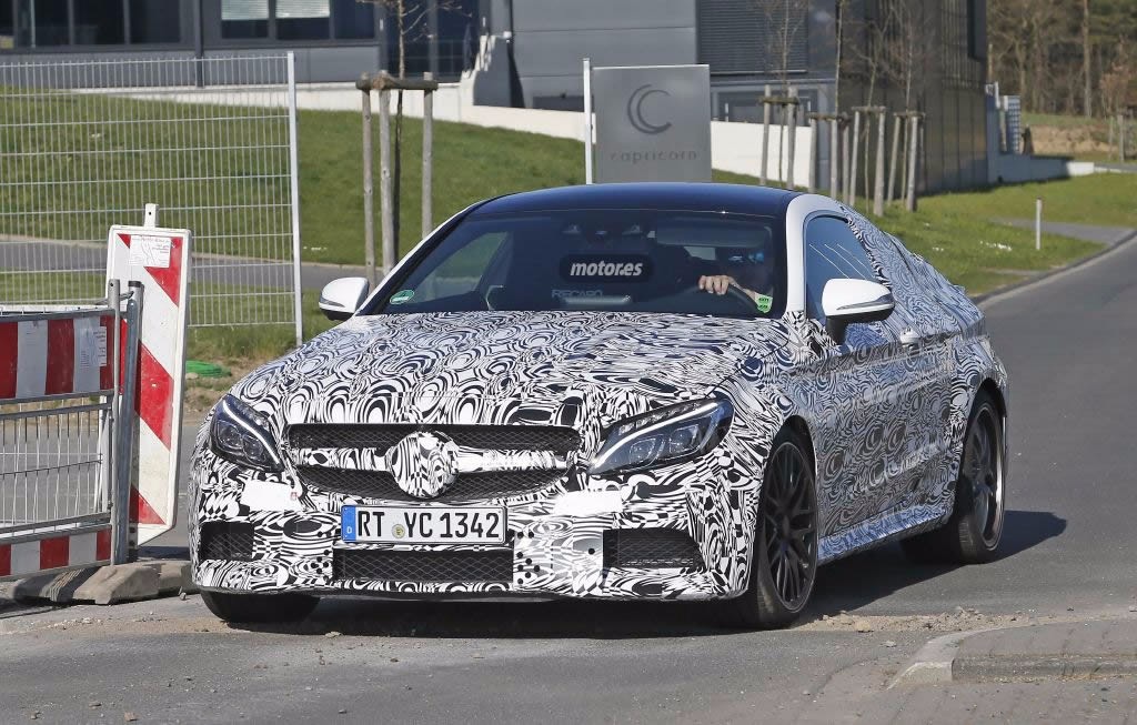 Fotos Espia Mercedes Amg C 63 Coupe 16 Sus Mas De 500 Cv Ya En Pruebas Motor Es