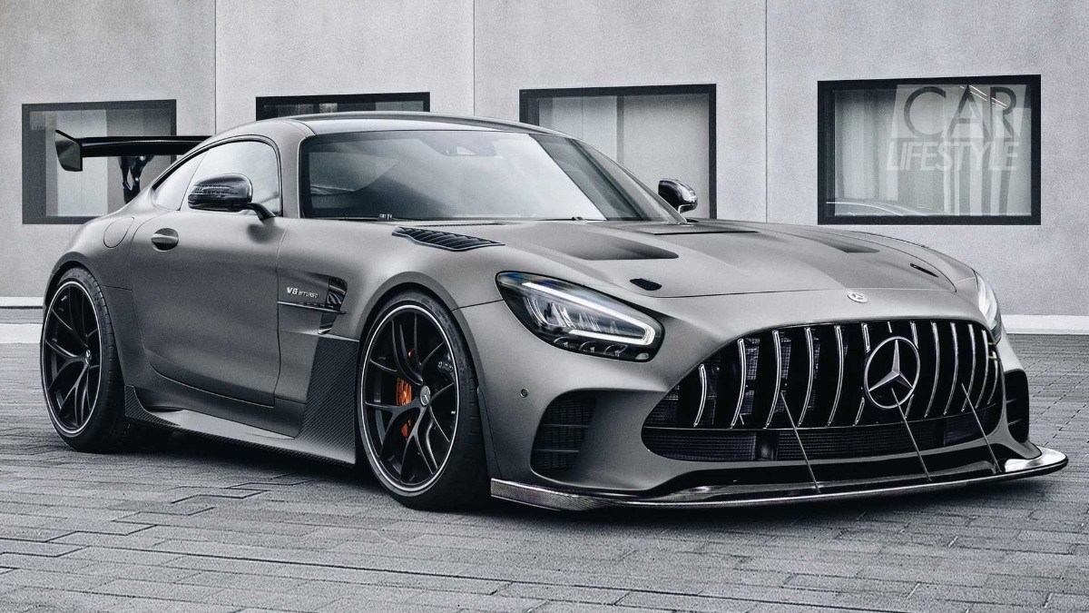 Este es el aspecto del nuevo MercedesAMG GT Black Series sin camuflaje