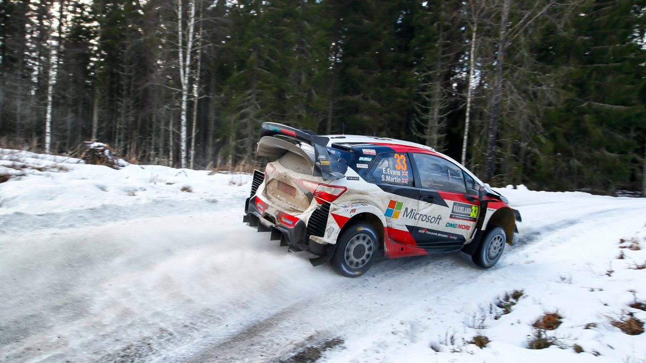 Elfyn Evans estrena su palmarÃ©s con Toyota en el Rally de Suecia - Motor.es