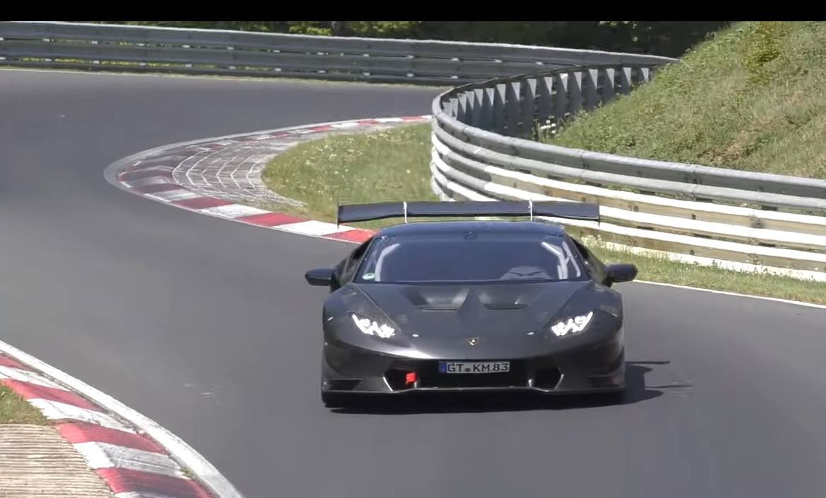 Misterioso Lamborghini Huracan Super Trofeo De Carbono Cazado En Nurburgring Actualizado Motor Es