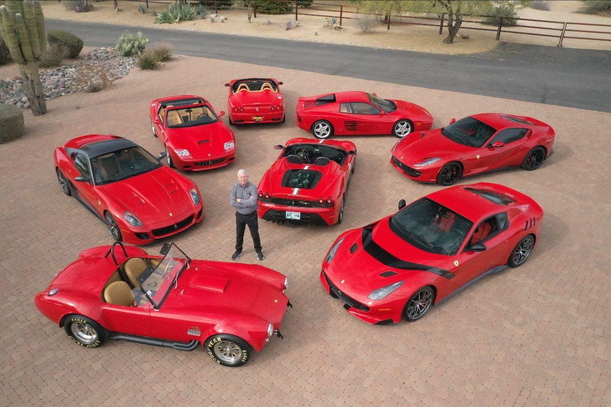 An impressive complete collection of supercars and muscle cars up for auction