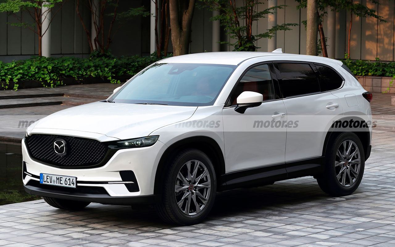 Recreación del futuro Mazda CX5 2023, un adelanto de la transformación